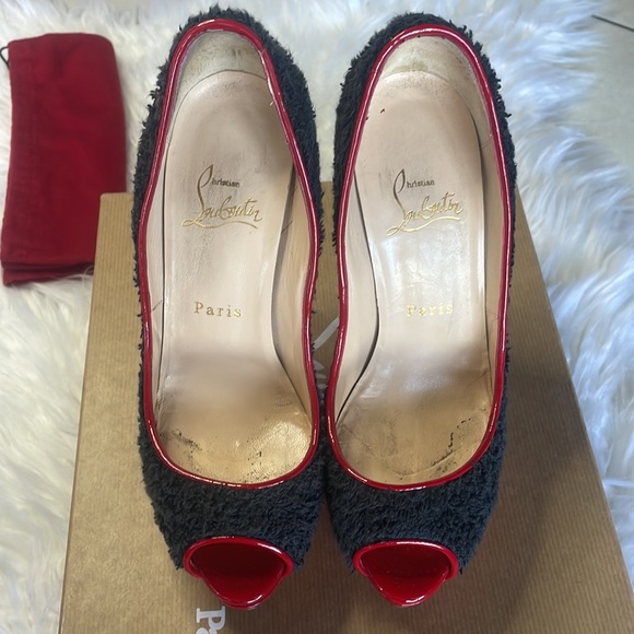 Christian Louboutin Cloth Heels - Picture 3 of 14